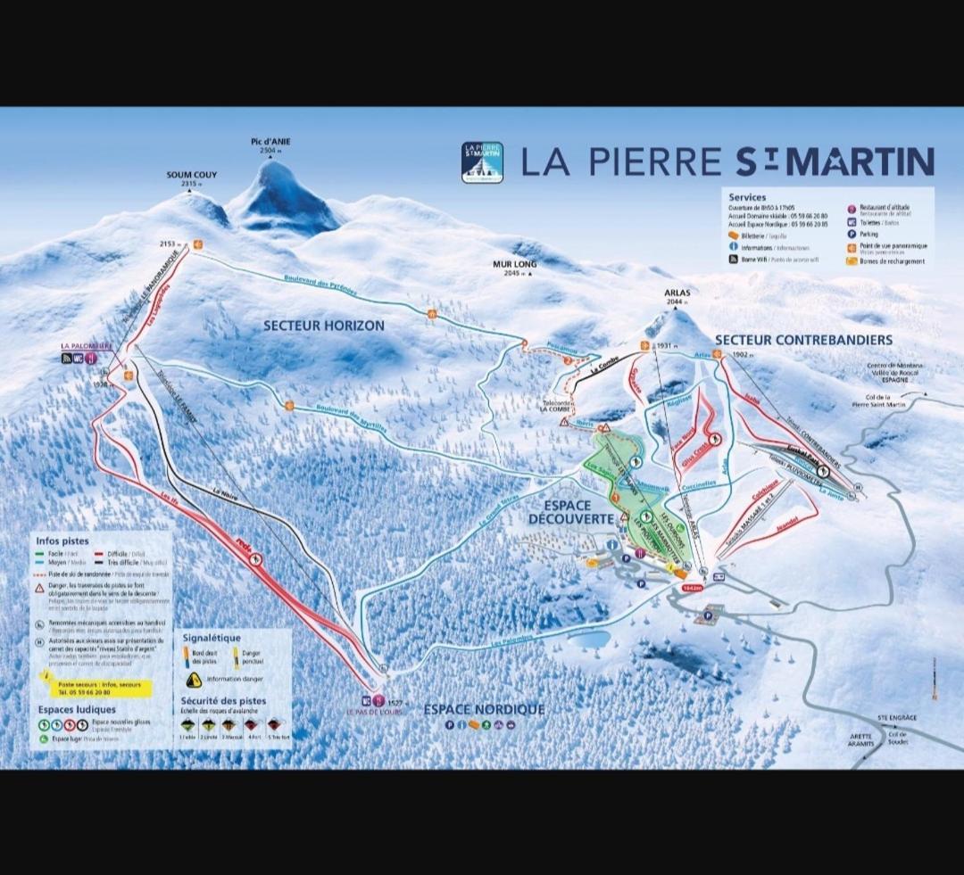 Apartamento Aunamendi Pyrenees La Pierre Saint Martin Luaran gambar